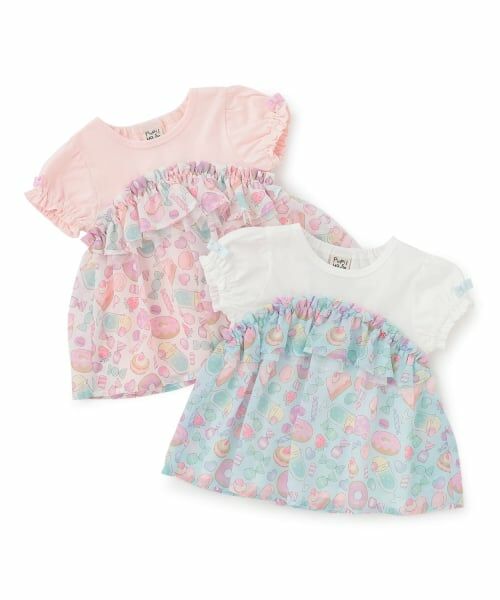 Pupil House / ピューピルハウス Tシャツ | オリジナルプリントシフォンドッキングTシャツ | 詳細7