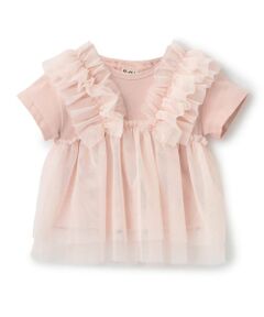 Pupil House / ピューピルハウス Tシャツ | チュールビスチェドッキングTシャツ