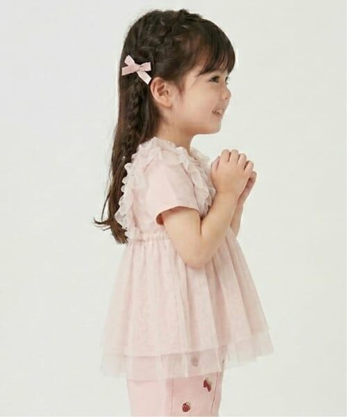 Pupil House / ピューピルハウス Tシャツ | チュールビスチェドッキングTシャツ | 詳細15