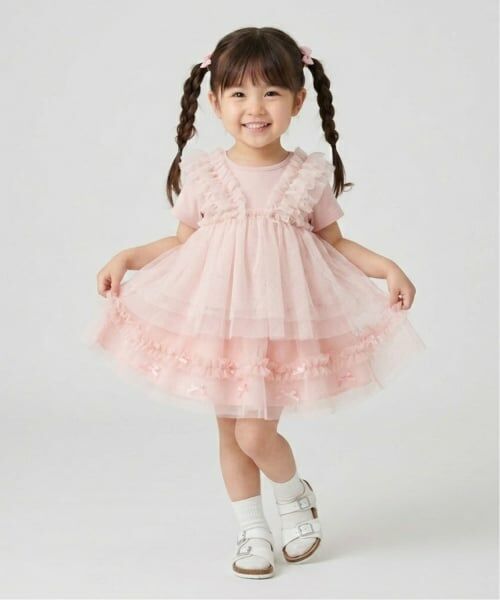 Pupil House / ピューピルハウス Tシャツ | チュールビスチェドッキングTシャツ | 詳細18