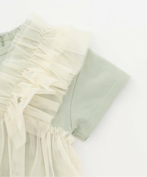 Pupil House / ピューピルハウス Tシャツ | チュールビスチェドッキングTシャツ | 詳細3