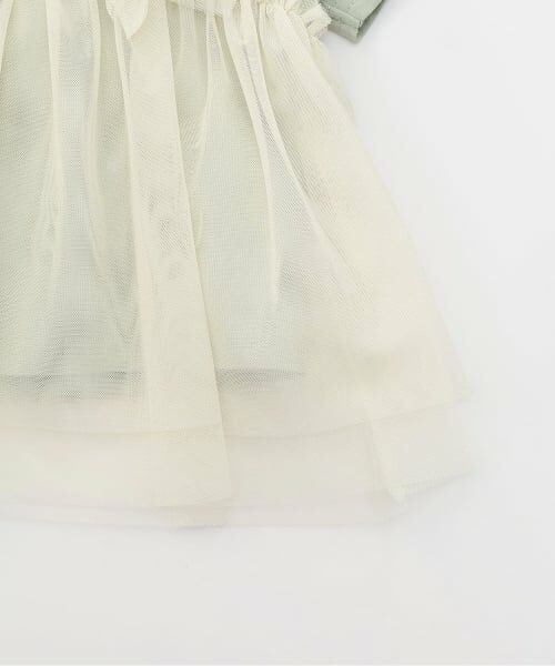 Pupil House / ピューピルハウス Tシャツ | チュールビスチェドッキングTシャツ | 詳細4