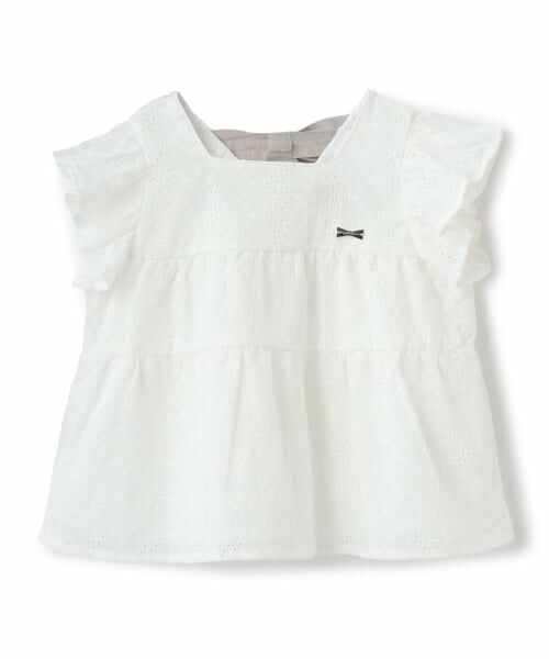 Pupil House / ピューピルハウス その他トップス | バイカラーリボンチュニック | 詳細11