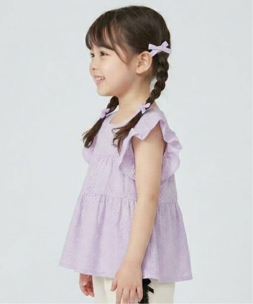 Pupil House / ピューピルハウス その他トップス | バイカラーリボンチュニック | 詳細12