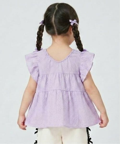 Pupil House / ピューピルハウス その他トップス | バイカラーリボンチュニック | 詳細13