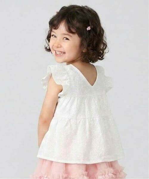 Pupil House / ピューピルハウス その他トップス | バイカラーリボンチュニック | 詳細18