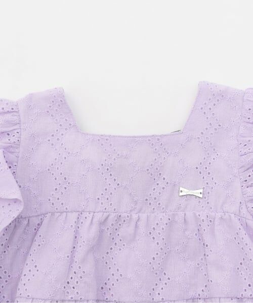 Pupil House / ピューピルハウス その他トップス | バイカラーリボンチュニック | 詳細3