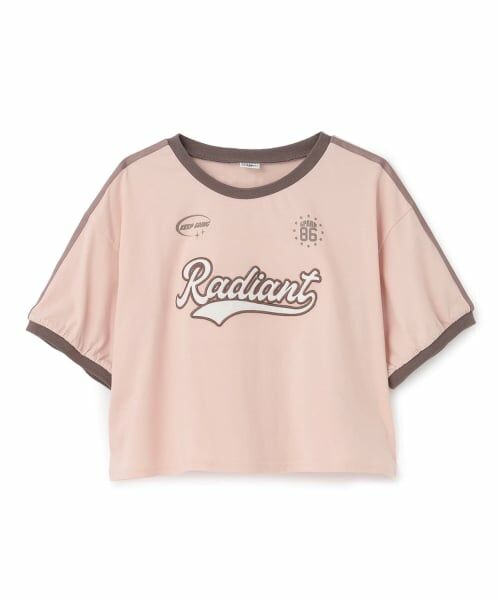Pupil House / ピューピルハウス Tシャツ | 【milkycoast】リンガーTシャツ（ピンク）