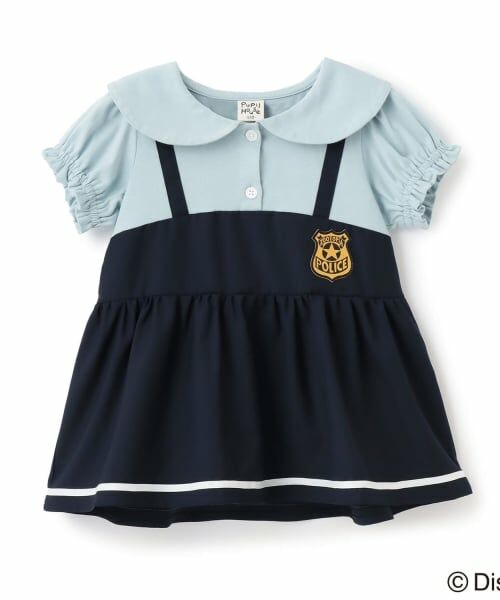 Pupil House / ピューピルハウス シャツ・ブラウス | 【ズートピア】ジュディなりきり半袖ブラウス（紺）