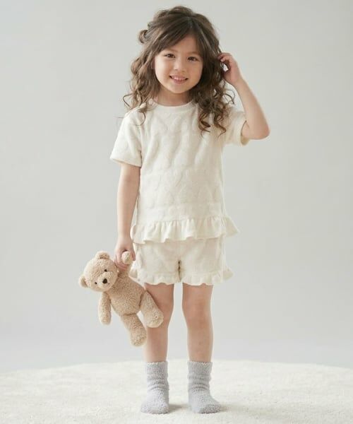 Pupil House / ピューピルハウス ルームウェア | パイルジャガードルームウェアセット（オフ ホワイト）