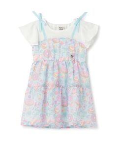 Pupil House / ピューピルハウス ミニ丈・ひざ丈ワンピース | オリジナルプリントシフォンワンピース