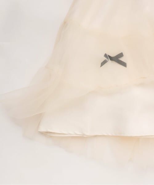 Pupil House / ピューピルハウス ミニ丈・ひざ丈ワンピース | リボンいっぱいドッキングワンピース | 詳細5