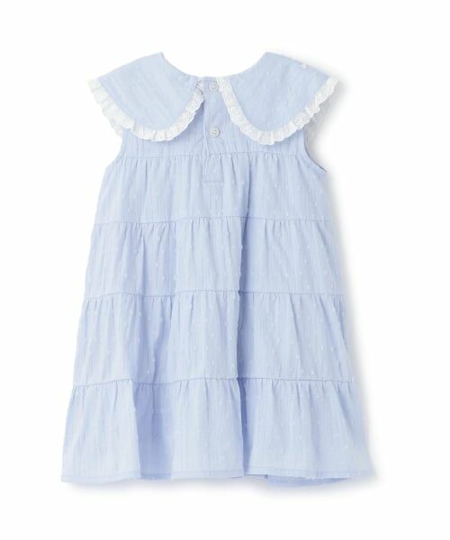 Pupil House / ピューピルハウス ミニ丈・ひざ丈ワンピース | ビッグカラーワンピース | 詳細1