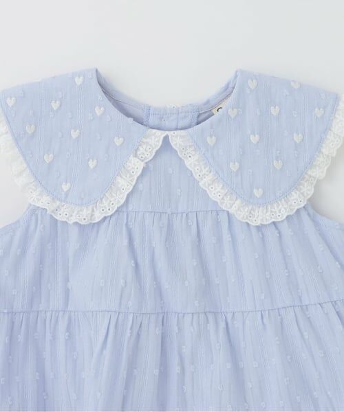 Pupil House / ピューピルハウス ミニ丈・ひざ丈ワンピース | ビッグカラーワンピース | 詳細2