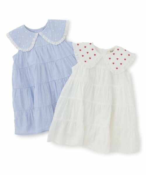 Pupil House / ピューピルハウス ミニ丈・ひざ丈ワンピース | ビッグカラーワンピース | 詳細7