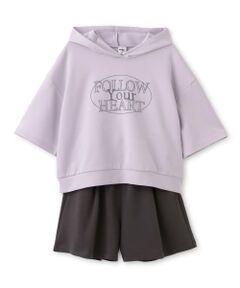 Pupil House / ピューピルハウス その他トップス | 【milky coast】パーカー×ショートパンツセットアップ