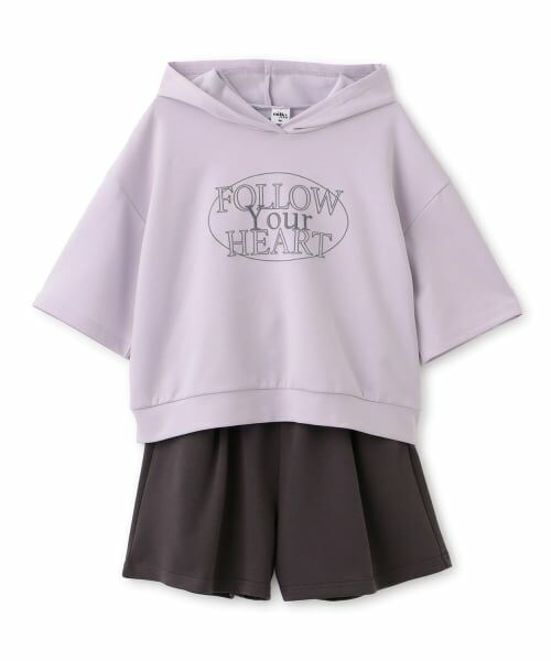 Pupil House / ピューピルハウス その他トップス | 【milky coast】ゆったりシルエットロゴ刺しゅうセットアップ | 詳細12