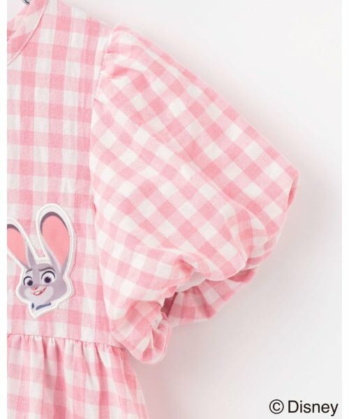 Pupil House / ピューピルハウス ミニ丈・ひざ丈ワンピース | 【ズートピア】パフスリーブワンピース | 詳細3