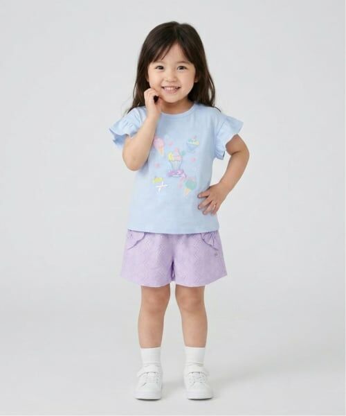Pupil House / ピューピルハウス Tシャツ | スイーツ刺しゅう フリルスリーブTシャツ | 詳細12