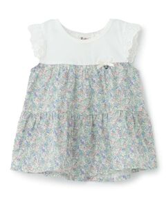 Pupil House / ピューピルハウス その他トップス | 小花柄ドッキングチュニック