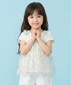Pupil House / ピューピルハウス Tシャツ | トロピカルチュールドッキングTシャツ