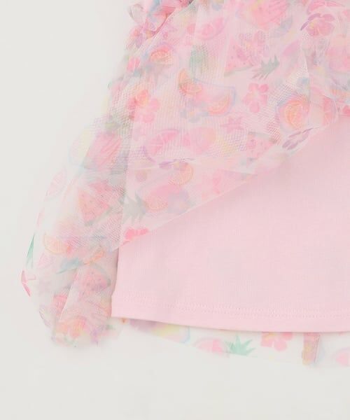 Pupil House / ピューピルハウス Tシャツ | トロピカルチュールドッキングTシャツ | 詳細12