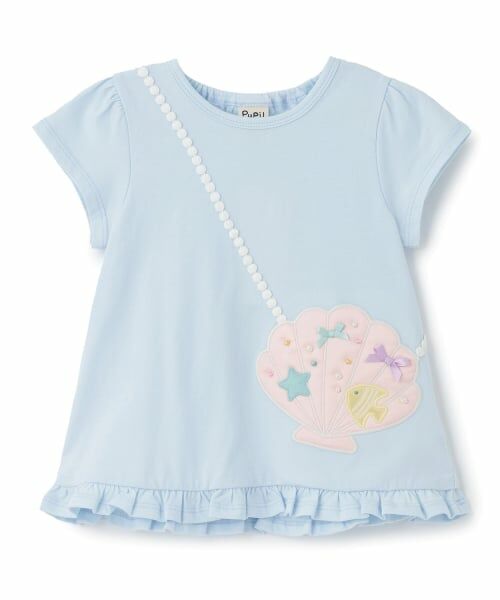 Pupil House / ピューピルハウス Tシャツ | シェルポシェット風トロンプルイユTシャツ | 詳細7