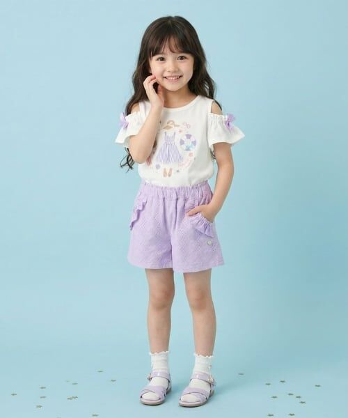 Pupil House / ピューピルハウス Tシャツ | バカンスモチーフ オープンショルダーTシャツ | 詳細5