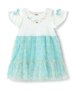 Pupil House / ピューピルハウス ミニ丈・ひざ丈ワンピース | トロピカルチュールドッキングワンピース