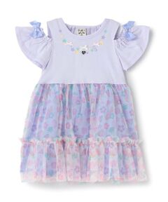 Pupil House / ピューピルハウス ミニ丈・ひざ丈ワンピース | トロピカルチュールドッキングワンピース