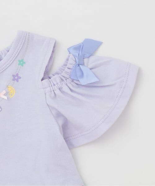 Pupil House / ピューピルハウス ミニ丈・ひざ丈ワンピース | トロピカルチュールドッキングワンピース | 詳細3