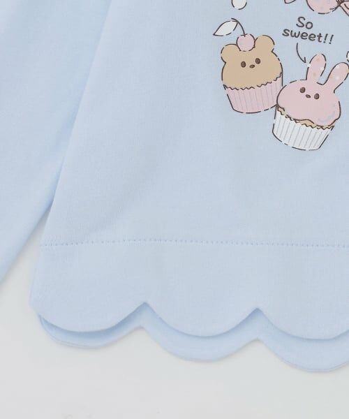 Pupil House / ピューピルハウス Tシャツ | スイーツモチーフスカラップリボン長袖Tシャツ | 詳細15
