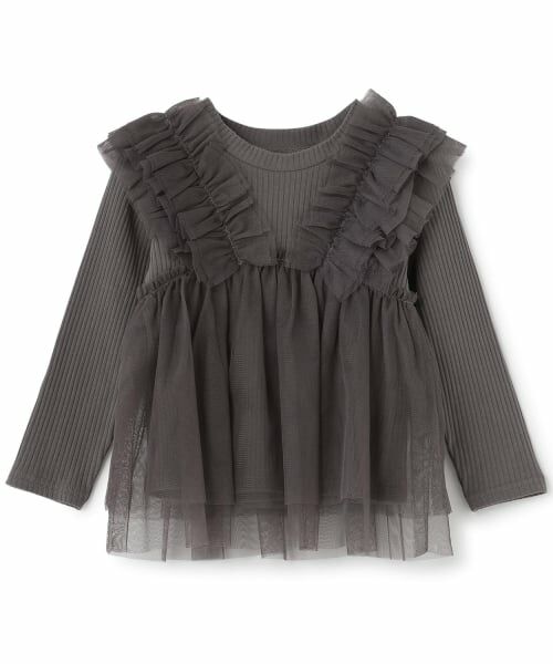 Pupil House / ピューピルハウス Tシャツ | チュールビスチェドッキングT(ボーダー)