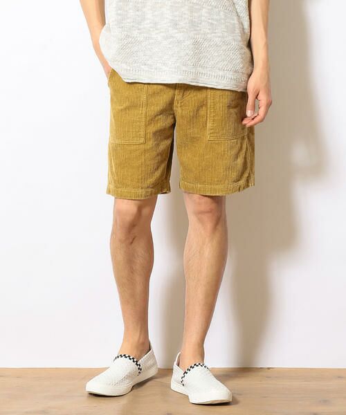 セール コーデュロイ ショートパンツ ショート ハーフ 半端丈パンツ Purple Yellow パープルアンドイエロー ファッション通販 タカシマヤファッションスクエア