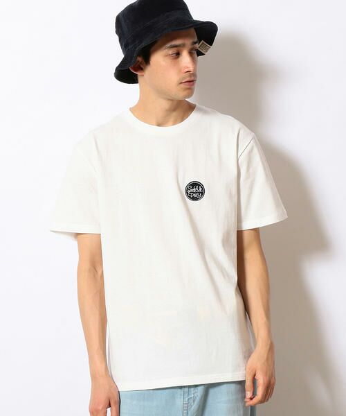 セール フェルトワッペン付 半袖tシャツ Tシャツ Purple Yellow パープルアンドイエロー ファッション通販 タカシマヤファッションスクエア