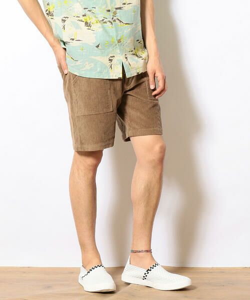 セール コーデュロイ ショートパンツ ショート ハーフ 半端丈パンツ Purple Yellow パープルアンドイエロー ファッション通販 タカシマヤファッションスクエア