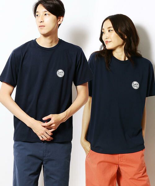 セール フェルトワッペン 半袖tシャツ Tシャツ Purple Yellow パープルアンドイエロー ファッション通販 タカシマヤファッションスクエア