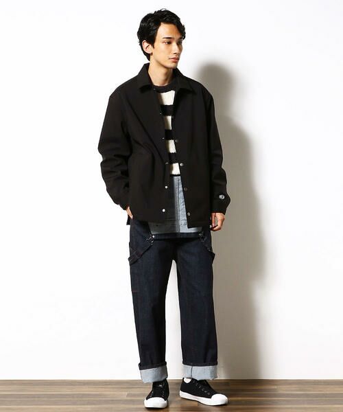 セール ボンディング コーチジャケット ブルゾン Purple Yellow パープルアンドイエロー ファッション通販 タカシマヤファッションスクエア