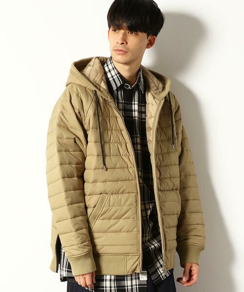 セール 中綿 キルティング パーカー ブルゾン Purple Yellow パープルアンドイエロー ファッション通販 タカシマヤファッションスクエア