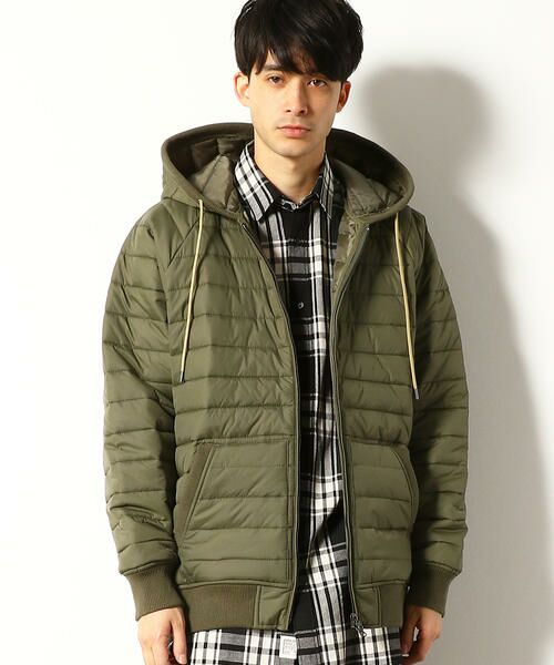 セール 中綿 キルティング パーカー ブルゾン Purple Yellow パープルアンドイエロー ファッション通販 タカシマヤファッションスクエア