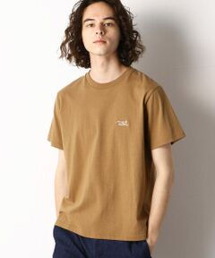 Purple&Yellow / パープルアンドイエロー Tシャツ | ロゴ刺繍 Ｔシャツ