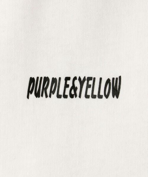 Purple&Yellow / パープルアンドイエロー Tシャツ | 袖タイダイ／段染めワイドシルエット長袖Ｔシャツ | 詳細15
