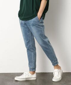 Purple&Yellow / パープルアンドイエロー デニムパンツ | ストレッチジョガーパンツ