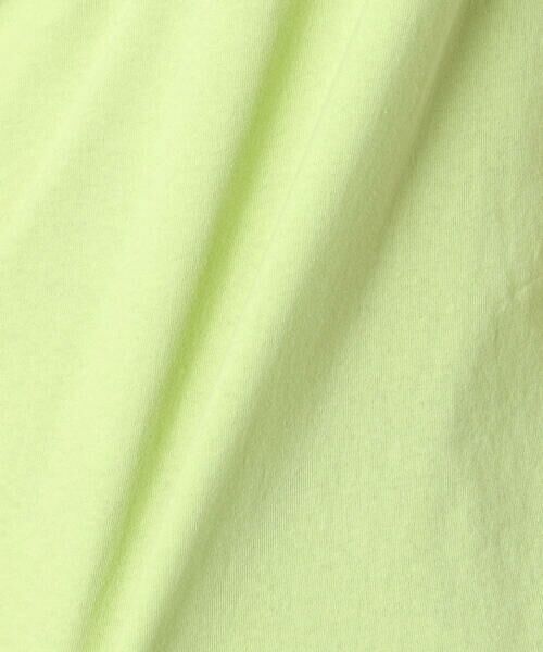 Purple&Yellow / パープルアンドイエロー Tシャツ | ★ＴＶドラマ着用商品★  メッセージエンボスワイド半袖Ｔシャツ | 詳細14