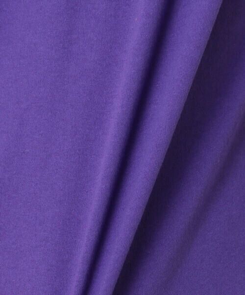 Purple&Yellow / パープルアンドイエロー Tシャツ | メッセージプリント＆ポケット半袖Ｔシャツ | 詳細15