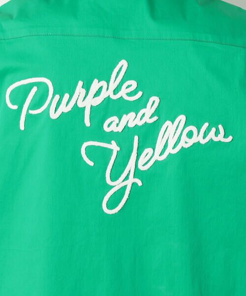 Purple&Yellow / パープルアンドイエロー シャツ・ブラウス | ボーリングシャツ | 詳細17