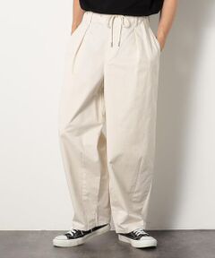Purple&Yellow / パープルアンドイエロー チノ・ワークパンツ | コットンツイルワイドテーパードパンツ