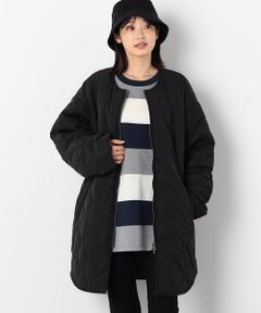 Purple&Yellow / パープルアンドイエロー その他アウター | 瓢箪キルティング ノーカラーコート