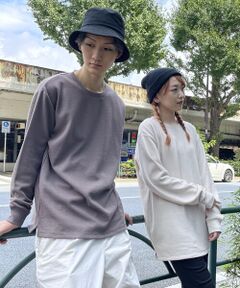 裏起毛ワッフル 長袖Ｔシャツ