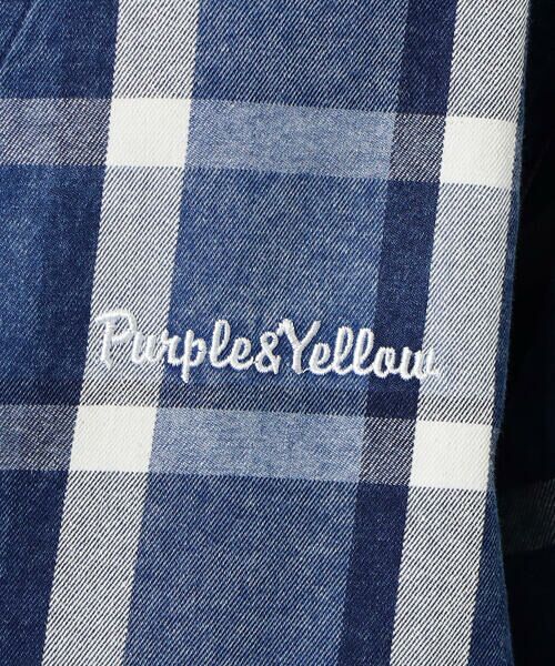 Purple&Yellow / パープルアンドイエロー テーラードジャケット | インディゴチェック カーディガン | 詳細18